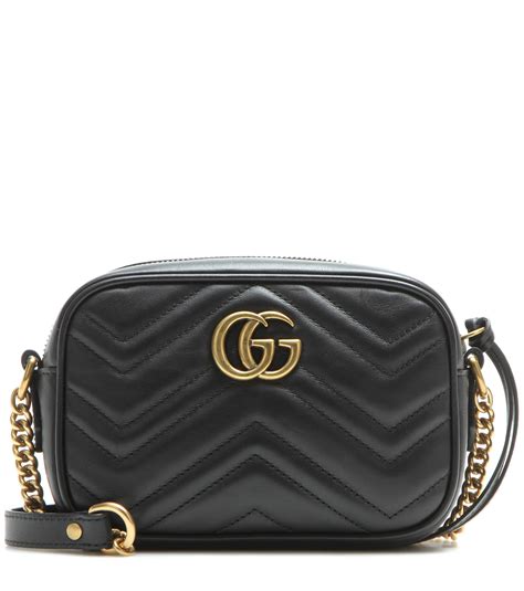 gucci mini bag nera|black gucci bag small.